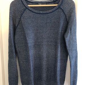 Vince Linen Blend Raglan-Style Knit Sweater